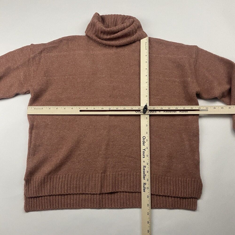 Andree By Unit Dusty Mauve Turtleneck Sweater Kni… - image 2